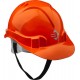 Каска защитная, оранжевая, реечный механизм, универсальное крепление для наушников и щитков ЗУБР 11090_z01
