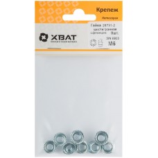 Гайка шестигранная с фланцем (DIN 6923) М6 (фасовка 8 шт) (28731-2)