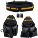 Пояс монтажника в комплекте: пояс монтажника и 2 большие сумки KBS-3L KRAFTOOL 38761