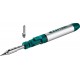 Газовый паяльник SolderGas, 70 A, 30–70 Вт, 1300°С, горелка, фен, набор 3 в 1 KRAFTOOL 55504-H3