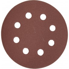 Круг шлифовальный универсальный Мастер 125 мм, 8 отверстий, Р320, 5 шт ЗУБР 35562-125-320