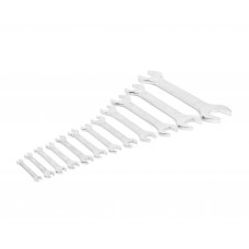 Набор ключей гаечных (рожковых) двусторонних 12 шт. (6-46) хромированных HORTZ