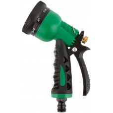 Пистолет для полива, 8 режимов, зеленый 170 мм (77305)