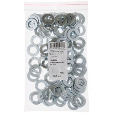 Шайба оцинкованная М10 DIN 125 100 шт Фасовка (29010-0)