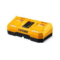 Зарядное устройство для LMS АКБ 20 В, 2 порта, 2 х 3 А STEHER CH-20-26