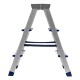 Стремянка двусторонняя 3 ступени, алюминиевая, Сибртех (97923)
