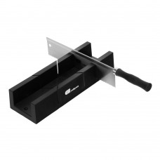 Стусло пластиковое 300х60 мм, пила 250 мм Сибртех (222307)