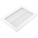 Вентиляционная решетка, пластиковая, 185 х 255 мм, съемная с сеткой (75042)