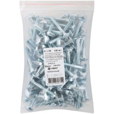 Винт мебельный (DIN 603) 6х40 100 шт Фасовка (27633-0)