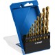 Набор сверл по металлу 10 шт (1-10 мм), сталь Р6М5, класс А, титановое покрытие ЗУБР ТИТАН Профессионал 29615-H10