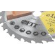 Диск пильный для циркулярных пил по дереву, спец. форма зуба 185 х 20/16 х 24Т (37686)