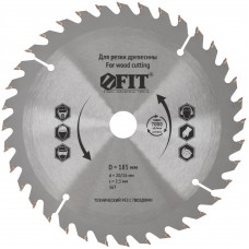 Диск пильный для циркулярных пил по дереву, технический рез с гвоздями 185 х 20/16 х 36T (37705)