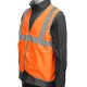 Жилет сигнальный, оранжевый, размер XL Сибртех (89513)