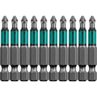 Биты Optimum PZ2, 50 мм, 10 шт KRAFTOOL 26124-2-50-10