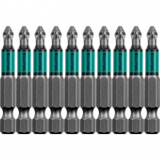 Биты Optimum PZ2, 50 мм, 10 шт KRAFTOOL 26124-2-50-10