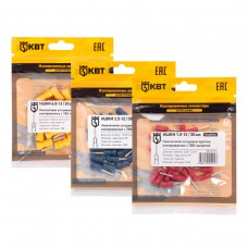 Наконечник кабельный штыревой круглый изолированный НШКИ 1.5–12 (30 шт) (КВТ) (91010)