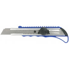 Нож технический пластиковый 18 мм, вращающийся прижим (10194М)