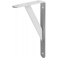 Уголок-кронштейн усиленный 250 х 150 х 30 х 4 мм белый STAYER 37420-1