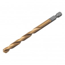 Сверло по металлу, 7 мм, HSS, нитридтитановое покрытие, шестигранный хвостовик Matrix (717702)