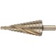 Сверло ступенчатое HSS Co5% ( Р6М5К5 ) по металлу, спиральный профиль, 13 ступеней, 6-30 мм
