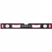 Уровень алюминиевый, усиленный, фрезерованный, 3 глазка, двухкомпонентные рукоятки, 1000 мм Matrix (34363)