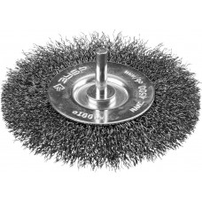 Щетка дисковая для дрели 100 мм, витая стальная проволока 0.3 мм ЗУБР Профессионал 35198-100_z02
