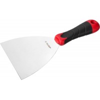 Шпатель нержавеющий 120 мм, профилированное полотно, двухкомпонентная ручка ЗУБР 10072-12