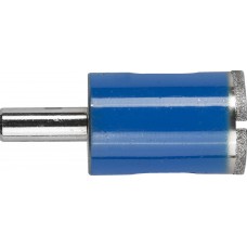 Сверло трубчатое алмазное d 22 мм, Р100, цилиндрический хвостовик, для дрели ЗУБР Профессионал 29860-22