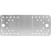 Крепежная пластина КП-2.0, 210 x 90 x 2 мм, цинк ЗУБР 310236-210-90