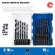 Набор сверл по металлу НЕХ-1/4, 19 шт, для винтовёртов и шуруповертов IMPACT READY ЗУБР 29623-H19_z02