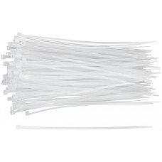 Хомуты нейлоновые, белые д/проводов 100 шт., 150x2,5 мм (60415)