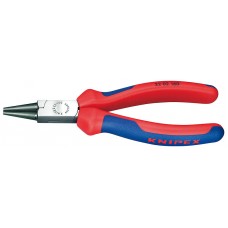 Круглогубцы, губки d3x30 мм, длина 160 мм, фосфатированные, 2-комп ручки (KN-2202160)