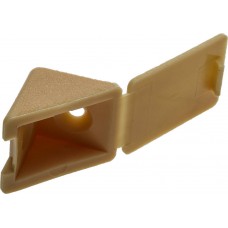 Мебельный уголок с шурупом 4.0 x 15 мм 4 шт цвет сосна ЗУБР 4-308256-4