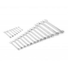 Набор ключей гаечных комбинированных 20 шт. (6-32) хромированных HORTZ