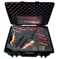 Набор взрывобезопасного инструмента (68 предметов) BeCu No.AA05-68, HORTZ