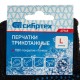 Перчатки хлопкоэфирные плюшевые, ПВХ Точка, 7 кл, 55 гр Сибртех (67769)