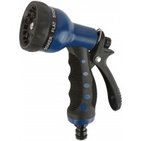Пистолет для полива, 8 режимов, синий 200 мм (77307)