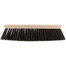 Щетка для пола деревянная овальная (тротуарная), 6-ти рядная, 275 мм (68044)