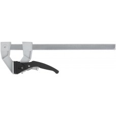 Струбцина рычажная быстрозажимная, усилие сжатия 200 кг, рычажный храповый механизм, металлический корпус, Профи, 90 х 300 мм (59174)