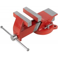 Тиски слесарные поворотные стальные 100 мм ( 4,5 кг) (59596)