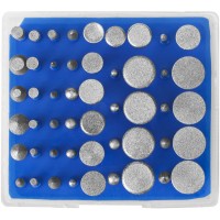 Набор алмазных мини-насадок для гравера 50 шт, хвостовик d 3 мм, Р180 ЗУБР Профессионал 33383-H50