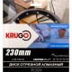 Диск алмазныйТурбо ТF по керамике для УШМ 230 x 1.8 x 22.23 x 10mm KRUGO (RTF09A)