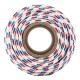 Фал плетеный полипропиленовый с сердечником, 8 мм, L 100 м, 16-прядный, Сибртех (93966)
