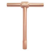 Ключ шестигранный с Т-образной рукояткой 10*90*100 искробезопасный сплав BeCu 167C-10, HORTZ