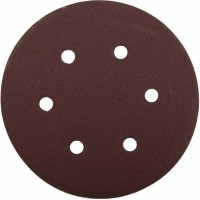 Круг шлифовальный универсальный Мастер 150 мм, 6 отверстий, Р100, 5 шт ЗУБР 35566-150-100