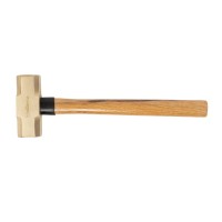 Кувалда тупоносая 2 кг AlCu рукоятка дерево искробезопасная, HORTZ
