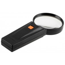 Лупа 3 кратное увеличение, d 75 мм, с подсветкой STAYER 40522-75