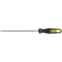 Напильник для заточки цепей бензопил круглый, с прорезиненной ручкой 5,0 х 200 мм (42814)