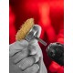 Щетка для дрели, 50 мм, чашка со шпилькой, латунированная витая проволока Matrix (74475)