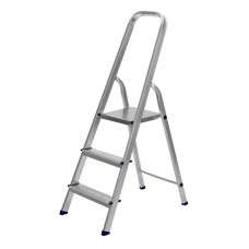 Стремянка, 3 ступени, алюминиевая, Сибртех (97713)